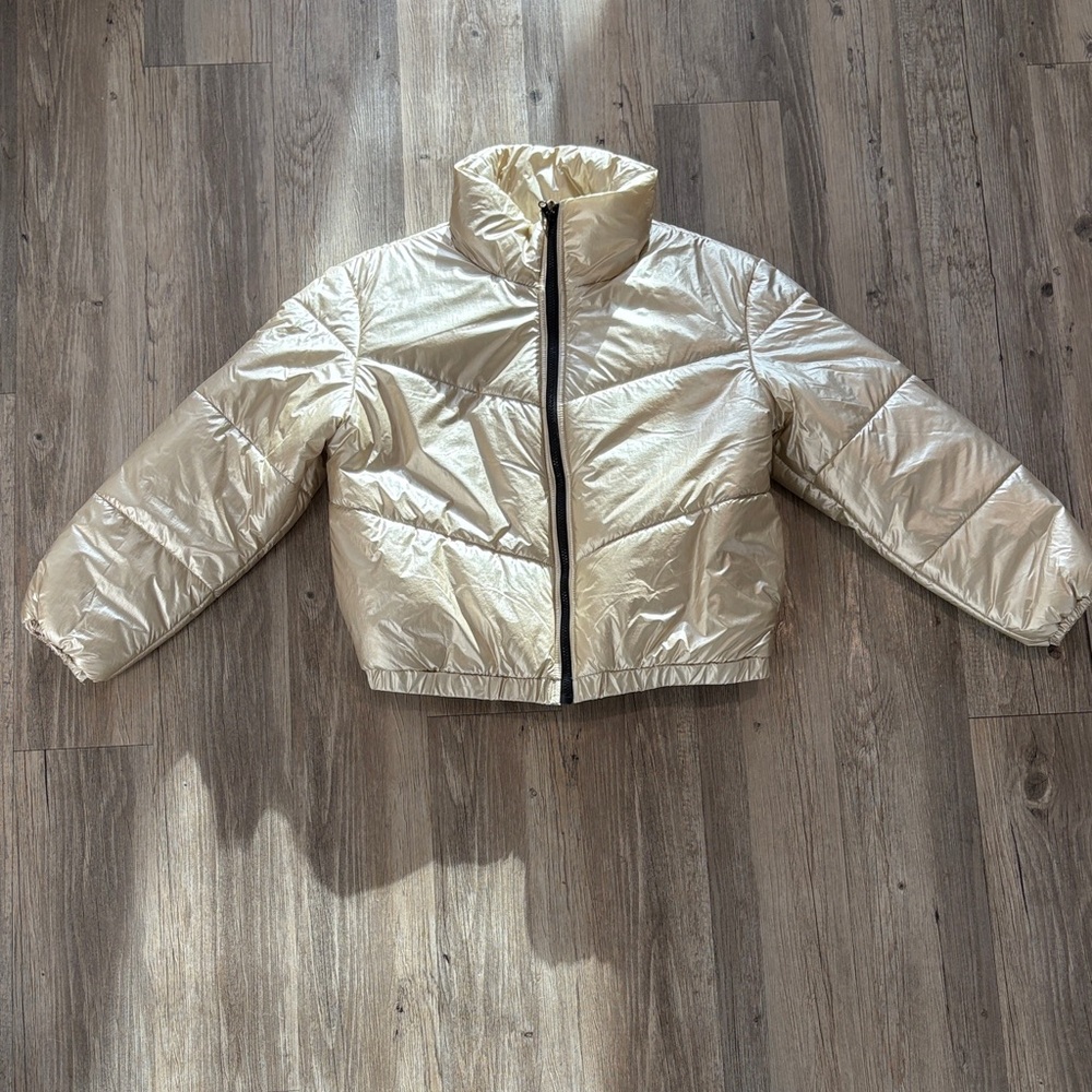 Shiny Puffer Jacket - image 2